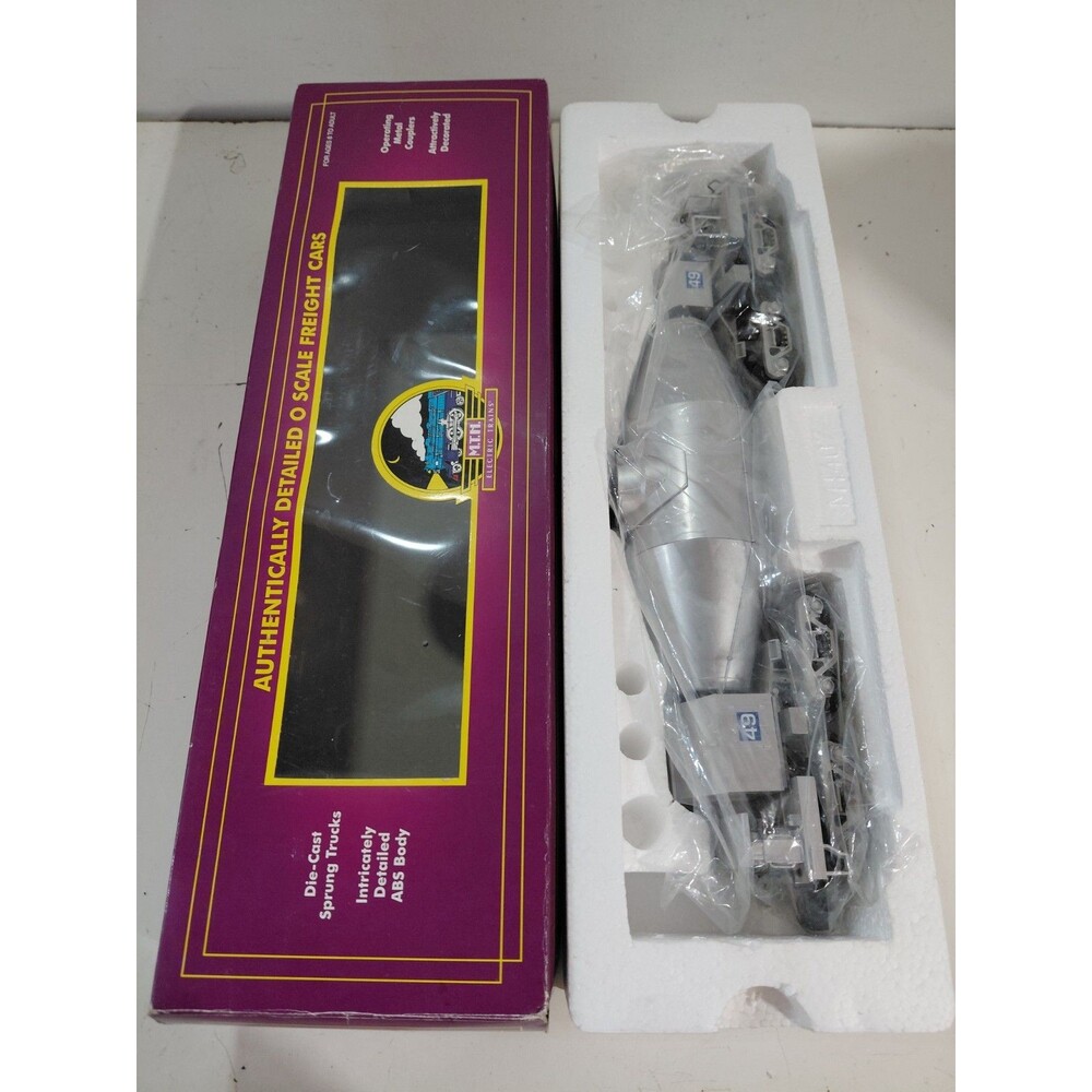 MTH 20-98202 Train O Gauge Model Railroad Silver Hot Metal Car w/Box
